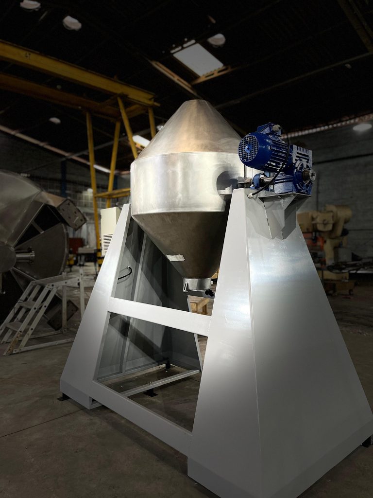 Misturador cone duplo Grupo Musso lateral